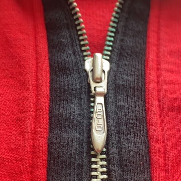 Vtg Polo sport 1/4 zip sweatshirt size S red EUC - Picture 6 of 10